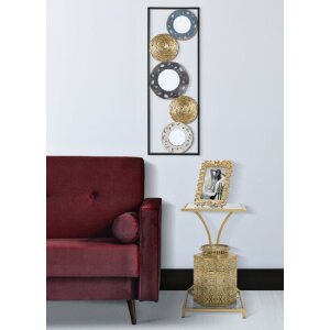Mauro Ferretti mesa auxiliar Glam Ebene 40x35x60 cm oro