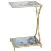 Mauro Ferretti mesa auxiliar Glam Ebene 40x35x60 cm oro