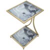 Mauro Ferretti mesa auxiliar Glam Ebene 40x35x60 cm oro