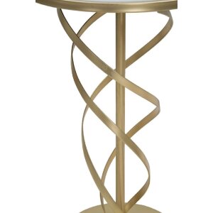 Mauro Ferretti mesa auxiliar Glam Spiral Ø 38x61,5 cm oro