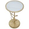 Mauro Ferretti mesa auxiliar Glam Spiral Ø 38x61,5 cm oro