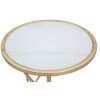 Mauro Ferretti mesa auxiliar Glam Spiral Ø 38x61,5 cm oro