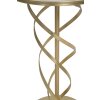 Mauro Ferretti mesa auxiliar Glam Spiral Ø 38x61,5 cm oro
