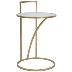 Mauro Ferretti mesa auxiliar Glam Sofy Ø 38x61 cm oro