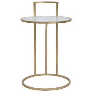 Mauro Ferretti mesa auxiliar Glam Sofy Ø 38x61 cm oro