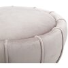 Mauro Ferretti Taburete flor Ø 40x44 cm gris oro
