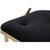 Mauro Ferretti taburete de bar Istanbul Ø 45x90 cm negro dorado