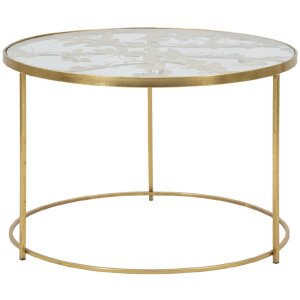 Mauro Ferretti mesa de centro mariposas Ø 60x40,5 cm oro