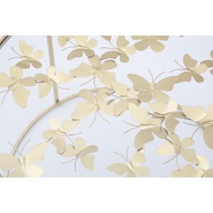 Mauro Ferretti mesa de centro mariposas Ø 60x40,5 cm oro