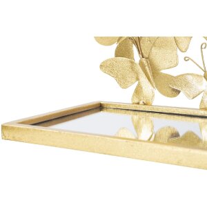 Mauro Ferretti estantería de pared mariposas juego de 2 43x19.2x16.5 cm oro