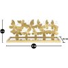 Mauro Ferretti estantería de pared mariposas juego de 2 43x19.2x16.5 cm oro