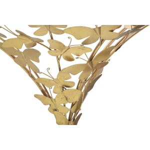 Mauro Ferretti mesita de noche de pared mariposas 44,5x24,5x34,5 cm oro