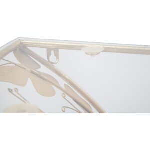 Mauro Ferretti mesita de noche de pared mariposas 44,5x24,5x34,5 cm oro