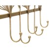 Mauro Ferretti perchero de pared 7 hojas 66,2x6x26,3 cm oro