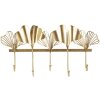 Mauro Ferretti perchero de pared 5 hojas 49,5x6x26,3 cm oro