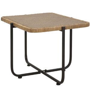 Mauro Ferretti mesa de centro Cebu 75x55x46,5 cm negro marrón