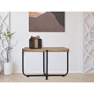 Mauro Ferretti mesa de centro Cebu 75x55x46,5 cm negro marrón