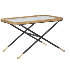 Mauro Ferretti Saint Barth mesa de centro 70x50x45 cm...