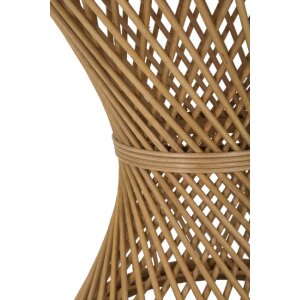 Mesa auxiliar Mauro Ferretti ratán Ø 48x56 cm natural