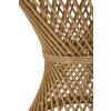 Mesa auxiliar Mauro Ferretti ratán Ø 48x56 cm natural