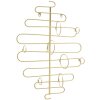 Portabotellas de pared Mauro Ferretti Alid 53x13x72 cm oro para 4 botellas