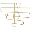 Portabotellas de pared Mauro Ferretti Alid 53x13x72 cm oro para 4 botellas