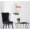 Portabotellas de pared Mauro Ferretti Alid 53x13x72 cm oro para 4 botellas