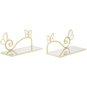 Mauro Ferretti soporte de pared juego mariposa 2 piezas...
