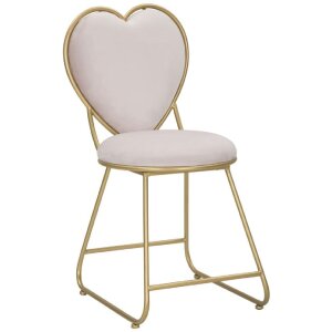 Mauro Ferretti silla corazón 37x47x80 cm oro rosa