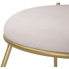 Mauro Ferretti silla corazón 37x47x80 cm oro rosa