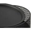 Mauro Ferretti mesa auxiliar Blacky Ø 40x65 cm oro negro