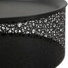 Mauro Ferretti mesa auxiliar Blacky Ø 35x50 cm oro negro