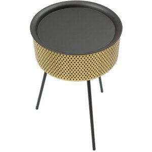 Mauro Ferretti Glovy mesa auxiliar Ø 40x65 cm oro...