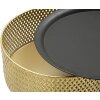 Mauro Ferretti Glovy mesa auxiliar Ø 40x65 cm oro negro