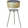 Mauro Ferretti Glovy mesa auxiliar Ø 40x65 cm oro negro