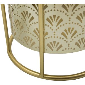 Mauro Ferretti Golvy florero juego de 2 Ø 21x40 y 19x22 cm oro