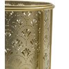 Mauro Ferretti Golvy florero juego de 2 Ø 21x40 y 19x22 cm oro