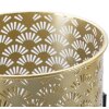 Mauro Ferretti Glissy florero set de 2 Ø 21x38 y 19x28 cm oro negro
