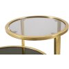 Mauro Ferretti mesa auxiliar 2 niveles 50x40x60,5 cm oro