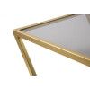 Mauro Ferretti mesas auxiliares Z juego de 2 40x40x60 y 30x30x50 cm oro