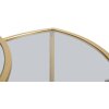 Mauro Ferretti mesa auxiliar Triangle set de 3 Ø 60x50-50x45-40x40 cm oro