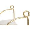 Estantería de pared Mauro Ferretti Mármol 40x16x18 cm oro blanco