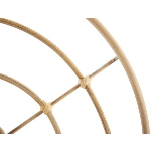 Estantería de pared Mauro Ferretti Arco de estantería doble 34,5x18x45,5 cm marrón