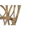Mesa de centro Mauro Ferretti Panama redonda Ø 50x50 cm marrón