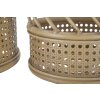 Jardinera Mauro Ferretti Panamá lote de 2 Ø 30x25-22x18 cm marrón