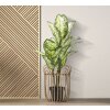 Jardinera Mauro Ferretti Panama Ø 31.5x40 cm marrón