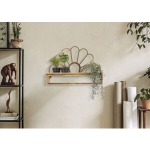 Estantería de pared Mauro Ferretti Panama 55x20.3x39.5 cm marrón