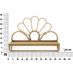 Estantería de pared Mauro Ferretti Panama 55x20.3x39.5 cm marrón