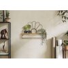 Estantería de pared Mauro Ferretti Panama 55x20.3x39.5 cm marrón