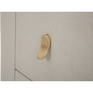 Mauro Ferretti mesita de noche beauty 60x40x47 cm crema oro